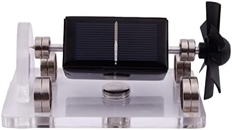 Solar Magnetic Levitation Model Levitating Mendocino Motor Educational Model St41, 130*76*75mm, Black, 233553 - Image 7