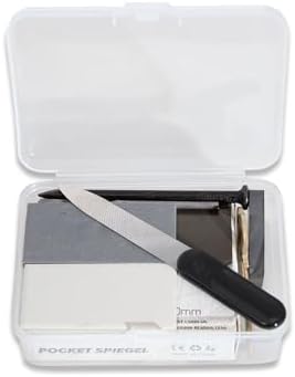 Mineral ID Kit - 7 Pieces - Includes Streak Plate, Magnet, Nail, Copper, Retractable Hand Lens, Nail File, Alloy Drill Bit for Geology Classrooms & Field Analysis - Image 6