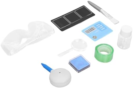 Kids Fingerprint Recognition Playset Exercise Logic Reasoning, Cultivate Problem Solving and Observation with Goggles, Brush, Magnifying Glass for Sleuths and Detectives - Image 7