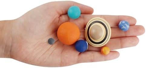 9 Piece Universe Planet Solar System Model Nine Planets Model Solar System Planet Figure Cake Topper Decoration Collection Figure for Astronomy Enthusiast - Image 7