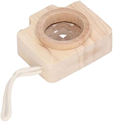 Kikumi Magic Kaleidoscopes Bee Eye Effect Kaleidoscopes, Wooden Prism Lens Toy Birthday Gift For Boys And Girls (Wood Color) - Image 7