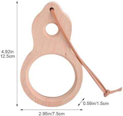 3X Wooden Magnifying Glass Mini Handheld Magnifier with Lanyard Hand Lens for Kids Outdoor Science Observation - Image 7
