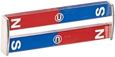 United Scientific™ Alnico Bar Magnets, 3" Long, Pair, Blue/Red by UnitedScientific