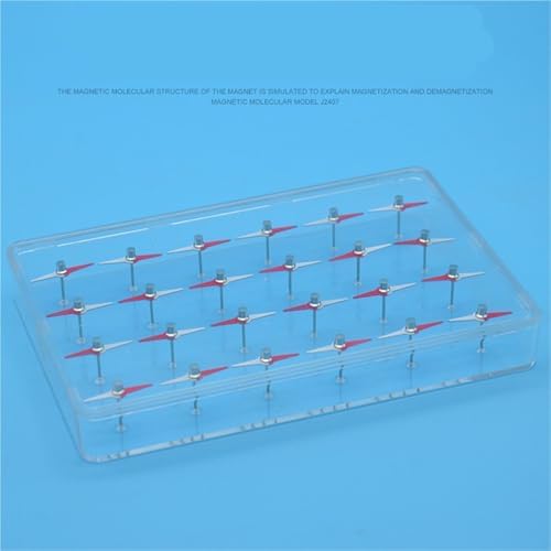 Magnetic Field Demonstration Plate, 1 Set of Magnetic Field Teaching Apparatus Science Magnet Needles Set with Storage Box for Student Scientific Experiment Supplies for Physics Teaching - Image 7