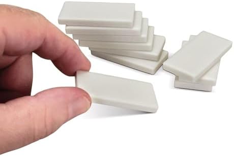 United Scientific™ White Streak Plates, Geology Tools, Streak Plates for Minerals, Mineral Test Kit, Rock Test, Hardness Test Kit, Science School Lab Supplies & Consumables, Scratch Plates - Image 2
