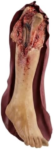 PMU Bloody Foot Stump Pool of Blood Halloween Prop Decoration by PMU