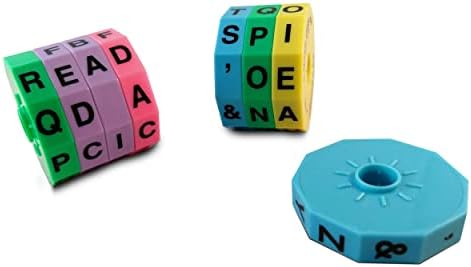 Geospace Read Spin Education Game for Kids – A Handheld Magnetic Spelling Game with Storage Pouch (Upper Case Letters) - Image 5