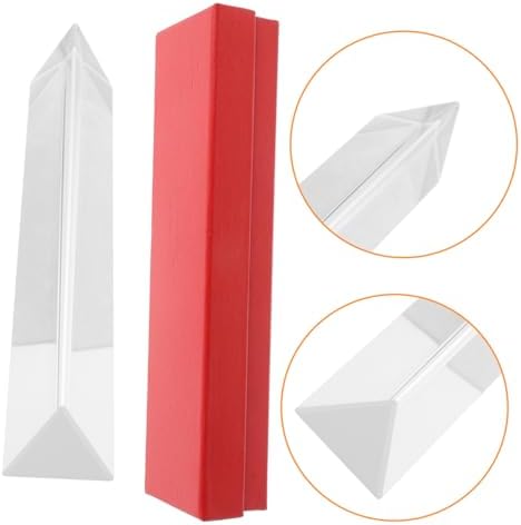 Luxshiny Crystal Triangular Prism Mini Prism for Photography Science and Boys and Girls Optical Crystal Blocks for Refracting Photography - Image 7