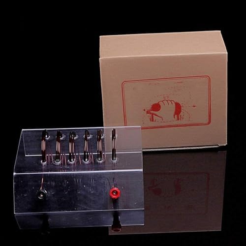 Current-Carrying Solenoid Experiment Kit - Demonstrates Right-Hand Rule for Current & Magnetic Field, Physics Electrical Lab Equipment with Insulated Copper Coil - Image 5