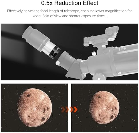 Astromania 0.5X Reducer - Bundle with - Telescope Accessory Kit for Beginner - Image 7