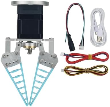 Pneumatic Single/Two/Three Finger Flexible Robot Claw Clamp, Bionic Hand Robotic Hand Fruit Sorting Soft Claw(D) by Unknown