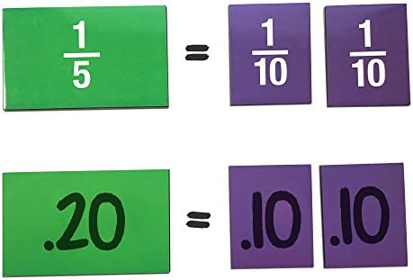 EAI Education Jumbo Magnetic Double-Sided Fraction Tiles - Set of 67 - Image 4