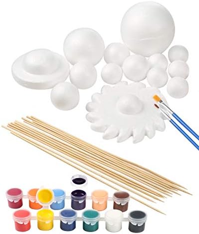Pllieay Solar System Model Foam Ball Kit for School Science Projects - Image 6