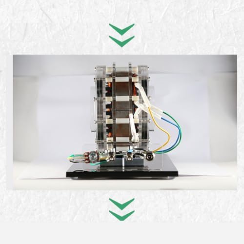 Shaftless Pump-Push Motor Model, High-Power Brushless Inner-Rotor Motor Electromagnetic Motor, STEM Science Kit for Tech Desk Decor & Educational Physics Display - Image 7