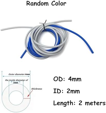 MOC Pneumatic Parts Hose OD 4mm ID 2mm Length 2 Meters Compatible with Standard Building Blocks(Pack of 2pcs) - Image 2