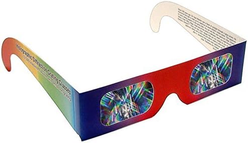 Rainbow Symphony Diffraction Grating Glasses – Educational 13,500 Lines/in. Double Axis 1000 pc by RainbowSymphony