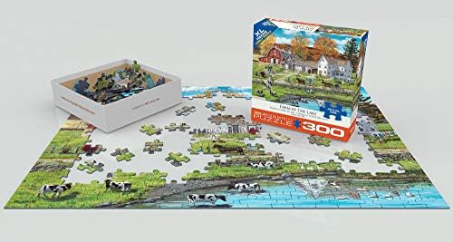 Farm by Lake Family Puzzle 300pc - Image 3