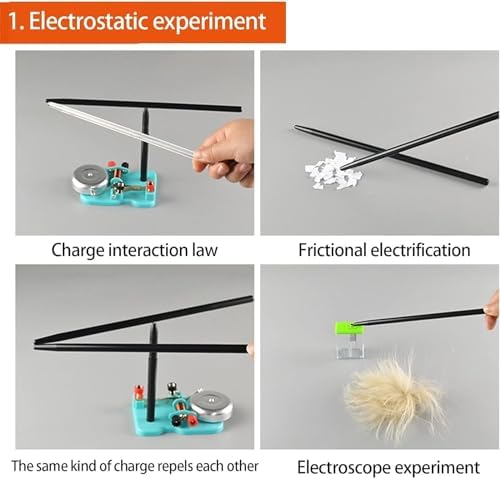 The Principle of Electric Bell Solar Panels Series Circuit Ampere Experiment One-Way Conductivity of Diodes Electromagnetic Electrical Experiment Box - Image 7