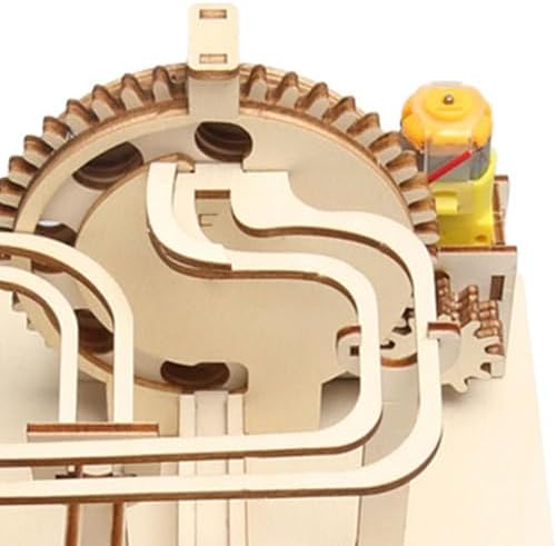 Marble Run Electrical 3D Wooden Puzzle Craft Toy Hobbies Toy Mechanical Puzzles DIY Roller Coaster Puzzle for Unique Gifts - Image 7