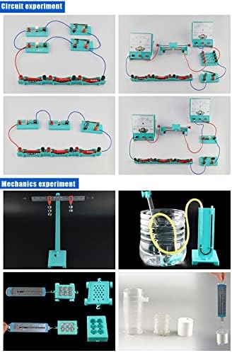 Physics Experiment Learning Starter Kit for Circuit Electromagnetic Optical Mechanics Acoustics Thermal Study for Elementary or Junior High School Students, A Full Set of Experimental Tools - Image 7