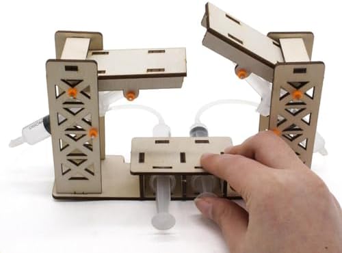 Hydraulic Bridge Assembly Model, Learning Tool, Science Experiment, Physics Principle, Learning for Children - Image 7