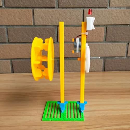Hand-Cranked Water Turbine Generator,Can Be Hand-Cranked Student Physics Experiment Model DIY Hydroelectric Generator Kit,Hydraulic Wheel Hand-Cranked Power Generation - Image 7