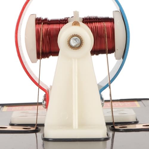 Kit Electric Motor, Plastic and Copper DIY DC Motor Model, Build and Study Magnetic Lines of Force, Hands On STEM Science Kit for Kids Age 8 Plus School Projects - Image 7