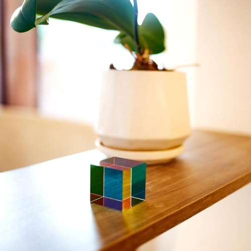 CMY Color Cube, 70mm Acrylic Prism for Home or Office Decoration - Image 7
