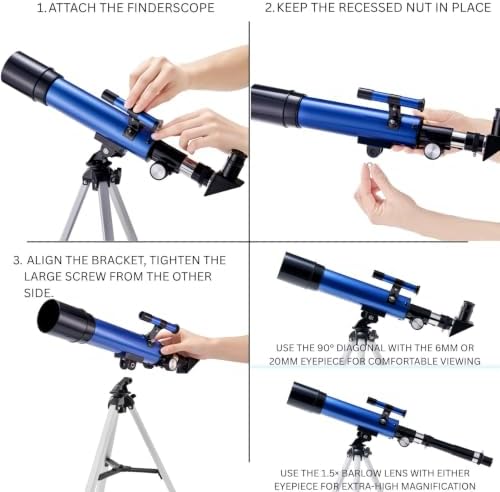Telescope for Kids 8-12, 100x Magnification Beginner Kids Telescope - Image 7