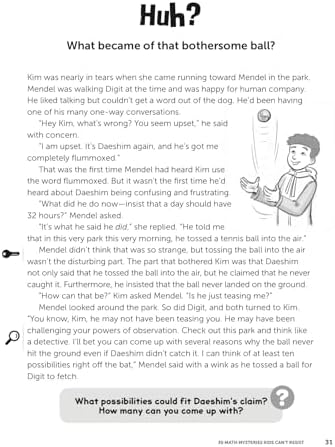 Scholastic 30 More Math Mysteries Kids Can't Resist!, Grades 3-5 - Image 7