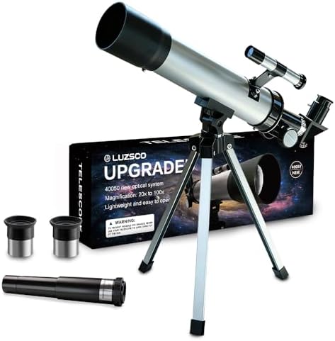 Telescope for Kids, 50mm 100x Set with Tripod by LUZSCO