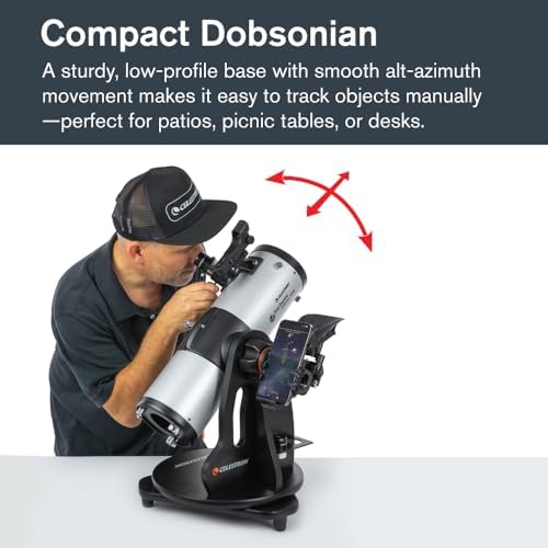 Celestron StarSense Explorer 114AZ App-Enabled Tabletop Dobsonian Telescope - Image 7