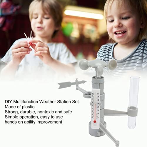 DIY Multifunctional Weather Station Set, Easy and DIY Weather Station Toy for Home Use - Image 7