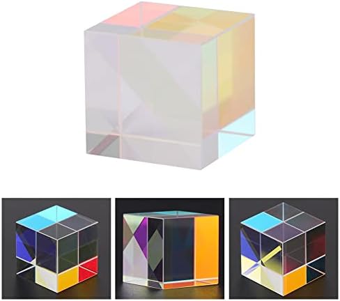 Six Sided Optical Glass Prism for Science | K9 Crystal Splits White Beam into Rainbow | Beam Splitter for Photography/Teaching/Decoration | 5 Sizes 1.27-2.2 cm (2 * 2 * 2cm) - Image 7