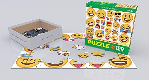 EuroGraphics Joy Emoji (100 Piece) Puzzle, Multi - Image 3