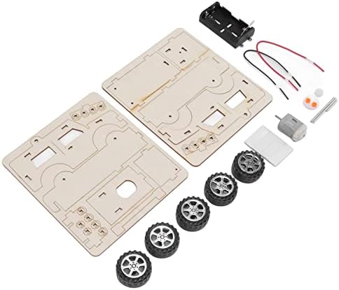 DIY Electric Wooden Model Car Building Kits, STEM Toys for Kids with Mechanical Car Assembly and Educational Science Learning - Image 7