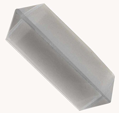 MAXIMIZE Optical Glass Triangular Prism | 1" x 2" (2.5 cm x 5 cm) | Refracts Light for Educational & Photography Use - Image 2