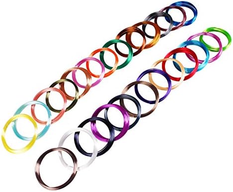 25 Colors Silk Shiny PLA Filament Sample Pack, Each Color 4 Meter Length, Total 100m 3D Printer 3D Pen Material Refill, with Extra 2 Finger Caps by MIKA3D - Image 5