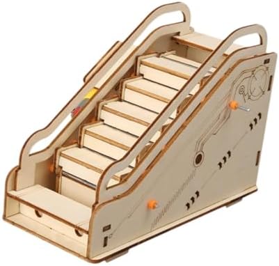 DIY Science Experiment 3D Puzzle Building Toy Mini Escalator Model Technolog - Image 7