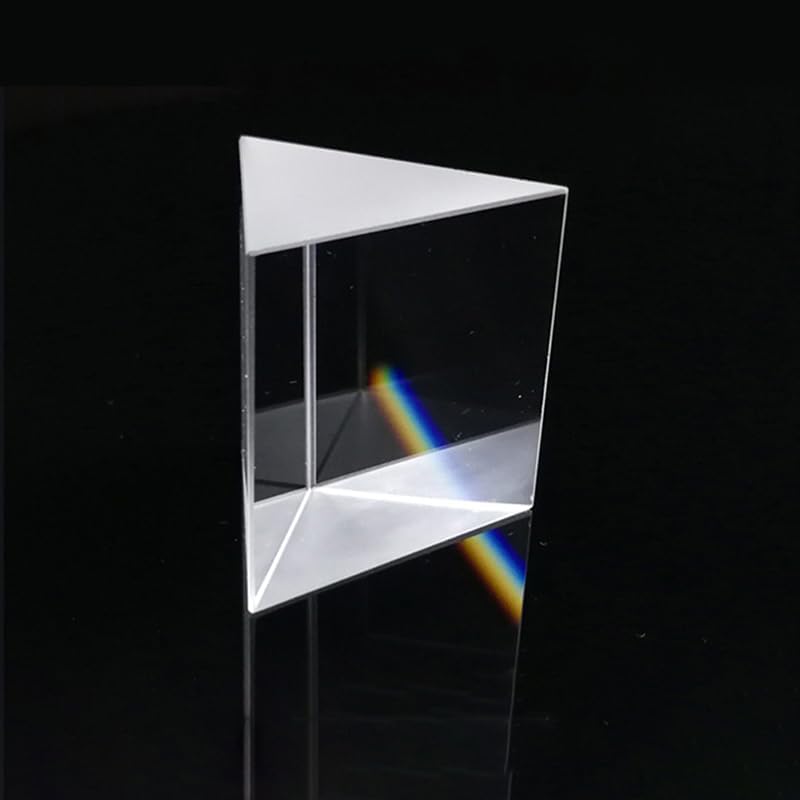 Generic Anhthushop Right Angle Prism Crystal Optical Glass Trianguglar Glass Prism Spectroscope Physics Teaching Experiment Accessories, CN - Image 3