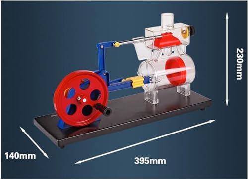 Dual-Acting Steam Engine Demonstrator, Transparent Cylinder Piston - Image 5