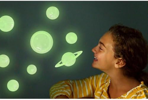 4M Glow 3D Solar System - Glow-in-the-Dark Wall & Ceiling Planet Stick-Ons - Image 6