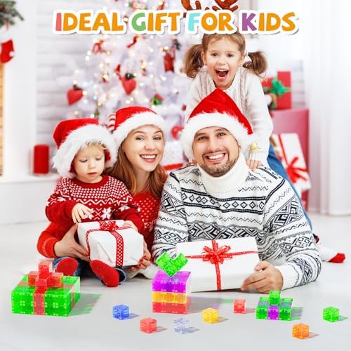 56PCS Transparent Magnetic Blocks for Kids Ages 3-5 Year Old Boys and Girls - Image 7