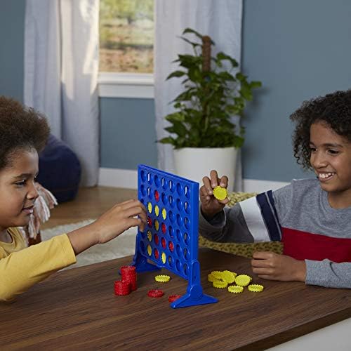 Connect 4 Hasbro Gaming Classic Grid, 4 in a Row Game, Strategy Board Gamesfor Kids, 2 Playersfor Family and Kids, Easter Gifts forBoys and Girls, Ages 6+, ONE Size (Pack of 2) - Image 7