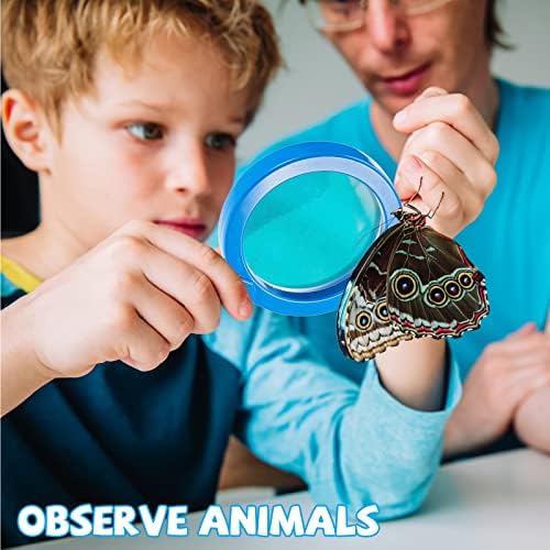 Lewtemi 18 Pack Kids Magnifying Glass with Stand, Assorted Colors - Image 6
