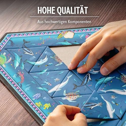 Think Fun Triazzle Picture-Matching Brainteaser (Dolphins) Puzzle for Ages 8 and Up (76491) - Image 7