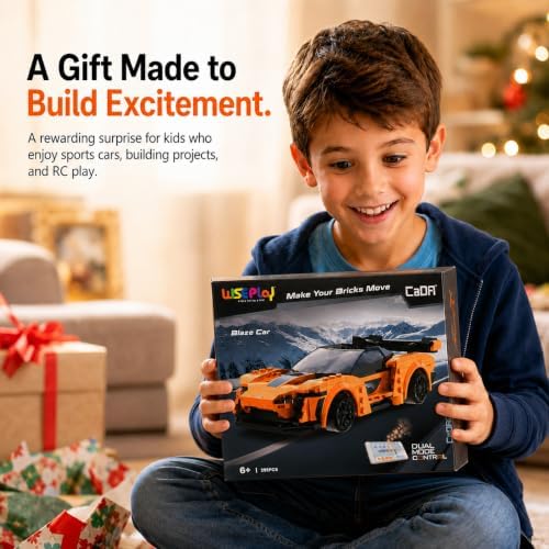 WISEPLAY Remote Control Car Building Kit, STEM Programmable App Controlled RC Building Toys for Boys & Girls 6-12 - Image 6