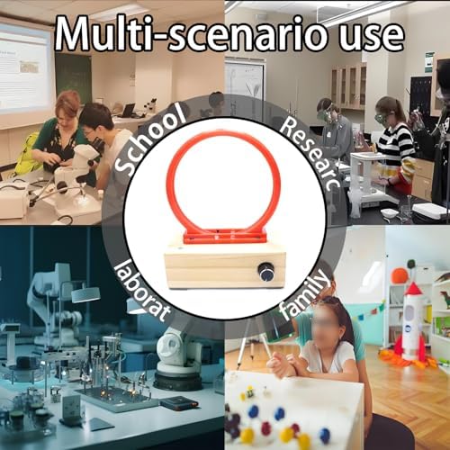 Homemade Perpetual Motion Machine Model, Iron Ball Circular Motion Coil, Electromagnetic Accelerator, Homemade Electric Field and Magnetic Induction Iron Ball Coil, Physics Teaching Aid Model - Image 7