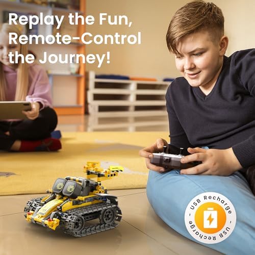 Bundle - 2 Items: Sillbird 12-in-1 Solar Robot Toys & Robot Building Kit with Remote Control, Christmas STEM Robotics Technic Toy for Boys Ages 8-14, Birthday Creative Gifts for Kids - Image 7