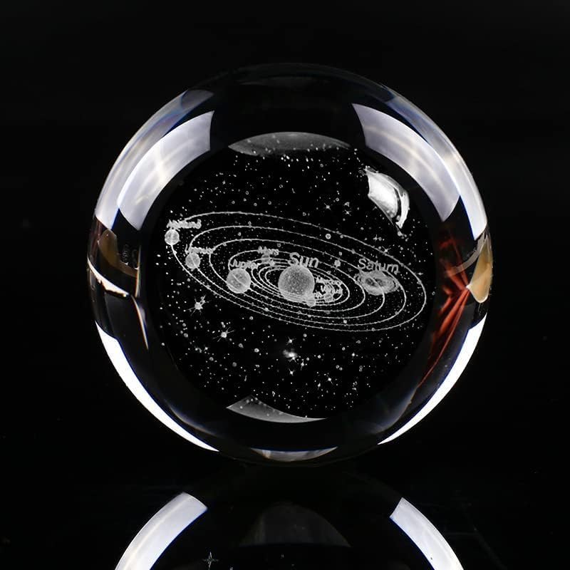 3D Crystal Ball Solar System Crystal Ball Modle Science Astronomy Gift Lamp - Image 7